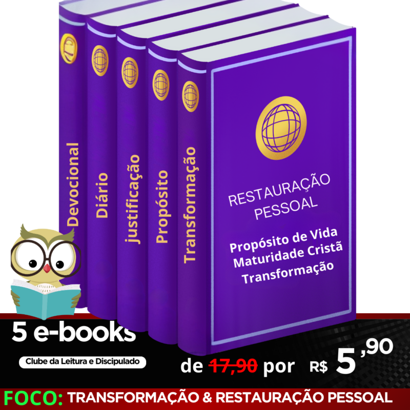 Pack Com 5 e-books na área de Restauração Pessoal