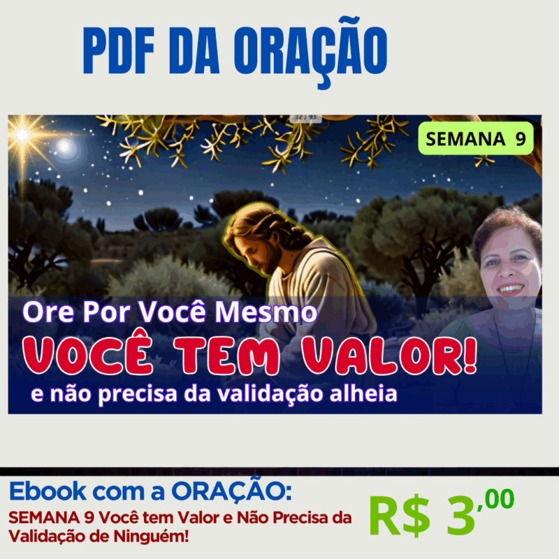 PDF Oração Semana 9 - Você tem Valor